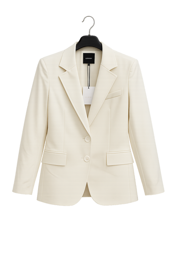 Blazer Bold Back panna con schiena scoperta – foto 1